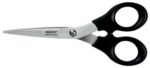 Leitz Tijeras de Acero Inoxidable 16.5cm - Ideales para Casa, Colegio, Oficina - Color Negro