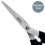 Leitz Tijeras de Acero Inoxidable 16.5cm - Ideales para Casa, Colegio, Oficina - Color Negro - Imagen 3