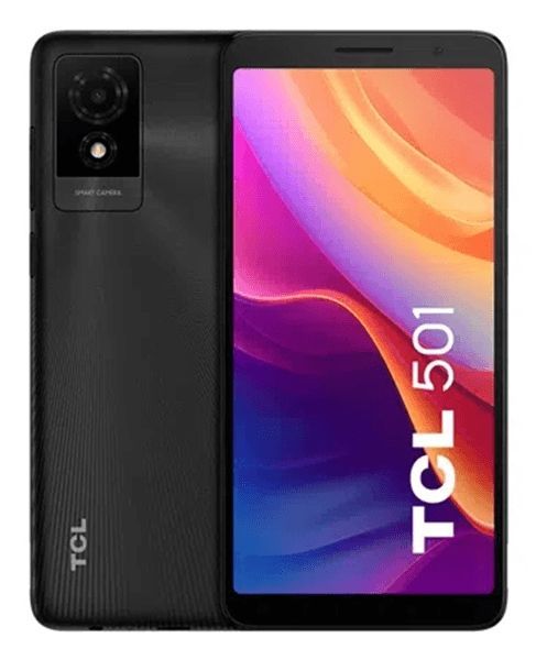 311408_1 TCL 501 Smartphone Pantalla 6" - 2GB - 32GB - Camara 5MP - Bateria 3000mAh - Color Negro - Imagen 1