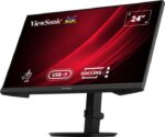 ViewSonic VG2409U-2 Monitor LED 24" IPS Full HD 1080p HDR - Respuesta 4ms - Altavoces 5W - 16:9 - Ajustable en Altura, Giratorio e Inclinable - HDMI, Audio, USB, RJ45 - Angulo de Vision 178º - VESA 100x100mm - Imagen 2