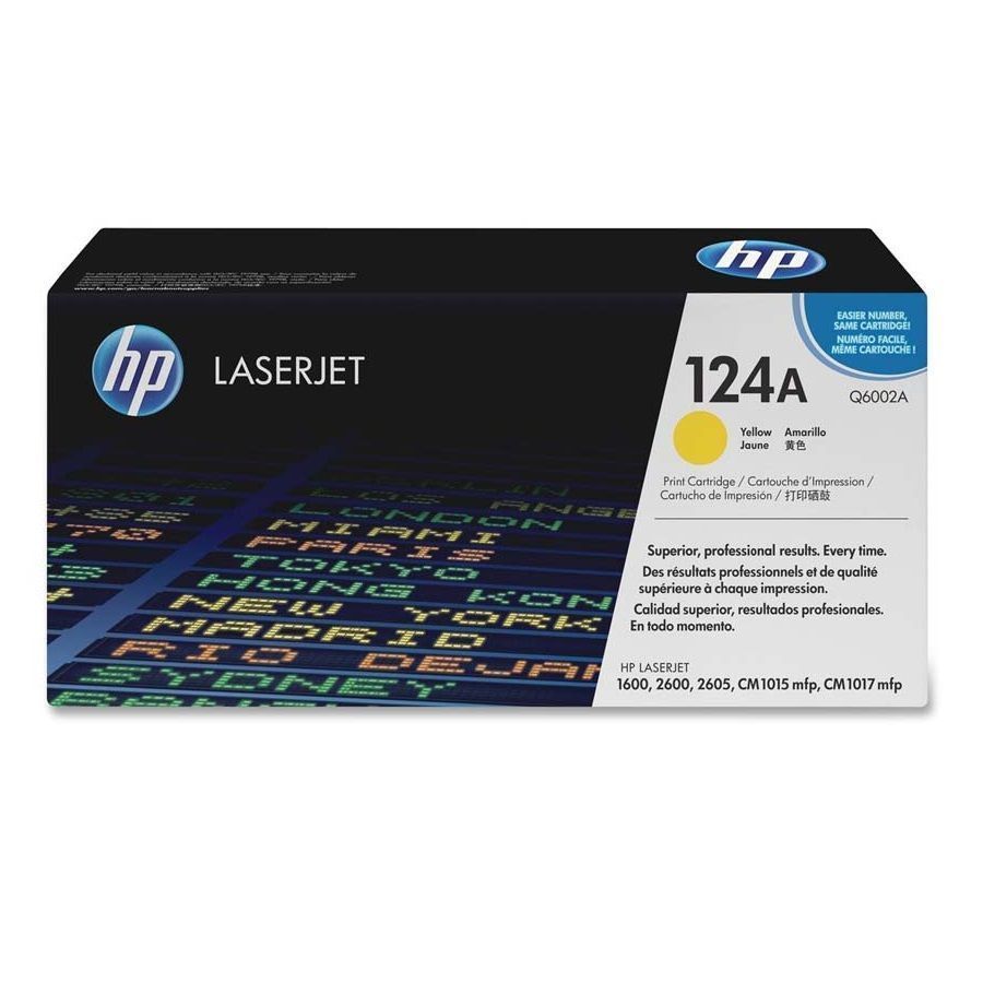 39439_1 HP Q6002A 124A Amarillo 2000 copias Original - Imagen 1