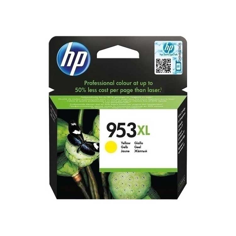 51014_1 HP 953XL (F6U18AE) Amarillo Original - Imagen 1