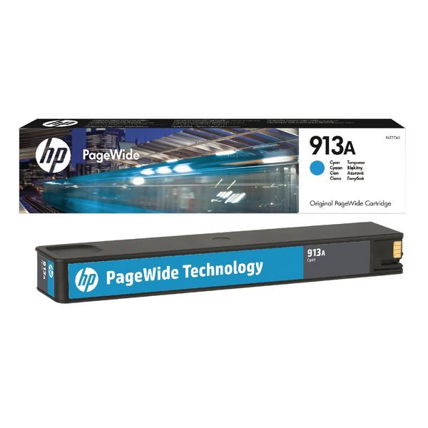 51326_1 HP 913A (F6T77AE) Cian Original - Imagen 1