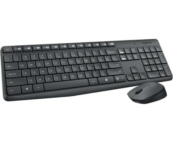 Logitech MK235 Pack Inalambrico Teclado + Raton 3 Botones - Uso Ambidiestro - Color Negro - Imagen 3