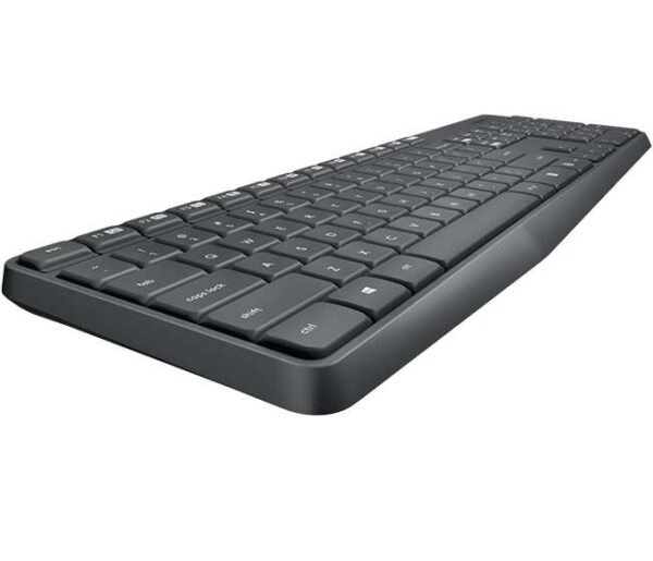 Logitech MK235 Pack Inalambrico Teclado + Raton 3 Botones - Uso Ambidiestro - Color Negro - Imagen 4