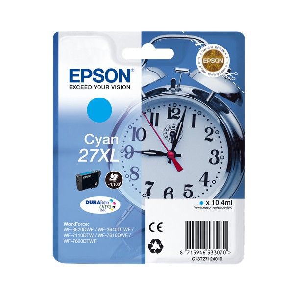 65198_1 EPSON T2712 27XL Cian Original - Imagen 1