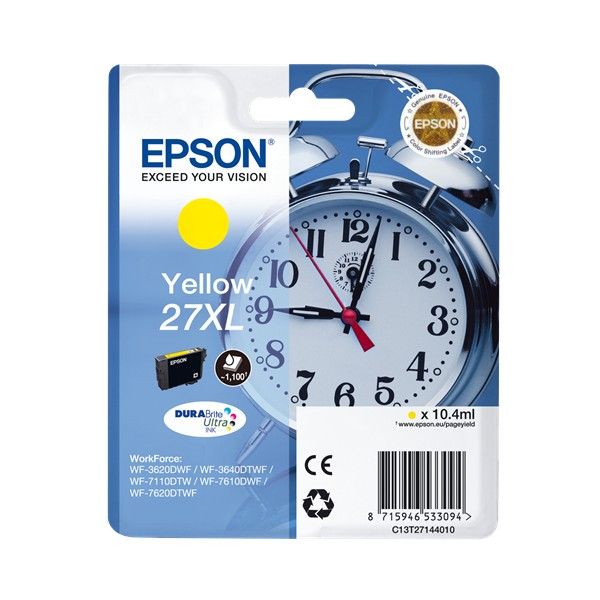 65218_1 EPSON T2714 27XL Amarillo Original - Imagen 1