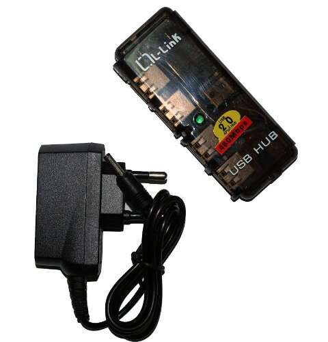 76457_1 L-Link LL-UH-404L Hub 4 Puertos USB 2.0 con Alimentacion - Imagen 1