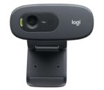 Logitech C270 Webcam HD 720p - 3Mpx - USB 2.0 - Micrófono Integrado - Angulo de Visión 60º - Enfoque Fijo - Cable de 1.50 - Color Negro