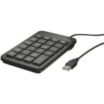 Trust Xalas Teclado Numerico USB - Ultra Delgado - 23 Teclas Perfil Bajo - Cable de 1.50m - Color Negro - Imagen 3