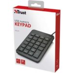 Trust Xalas Teclado Numerico USB - Ultra Delgado - 23 Teclas Perfil Bajo - Cable de 1.50m - Color Negro - Imagen 4