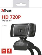 Trust Webcam con Micrófono HD 720p 8MP Trino - Sujeción Flexible - Cable USB 1.43m - Imagen 5