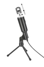 Trust Madell Microfono de Escritorio - Boton Mute - Conexion Jack 3.5mm - Soporte de Tripode - Filtro de Rejilla - Cable de 2.50m - Color Negro - Imagen 3