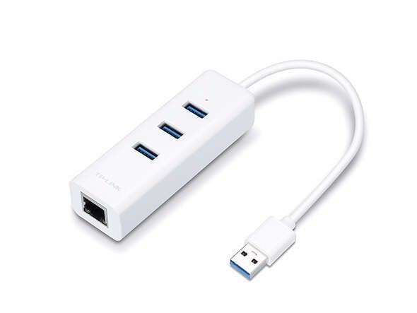 97291_1 TP-Link UE330 Hub de 3 Puertos USB 3.0 y Adaptador Ethernet Gigabit - Imagen 1