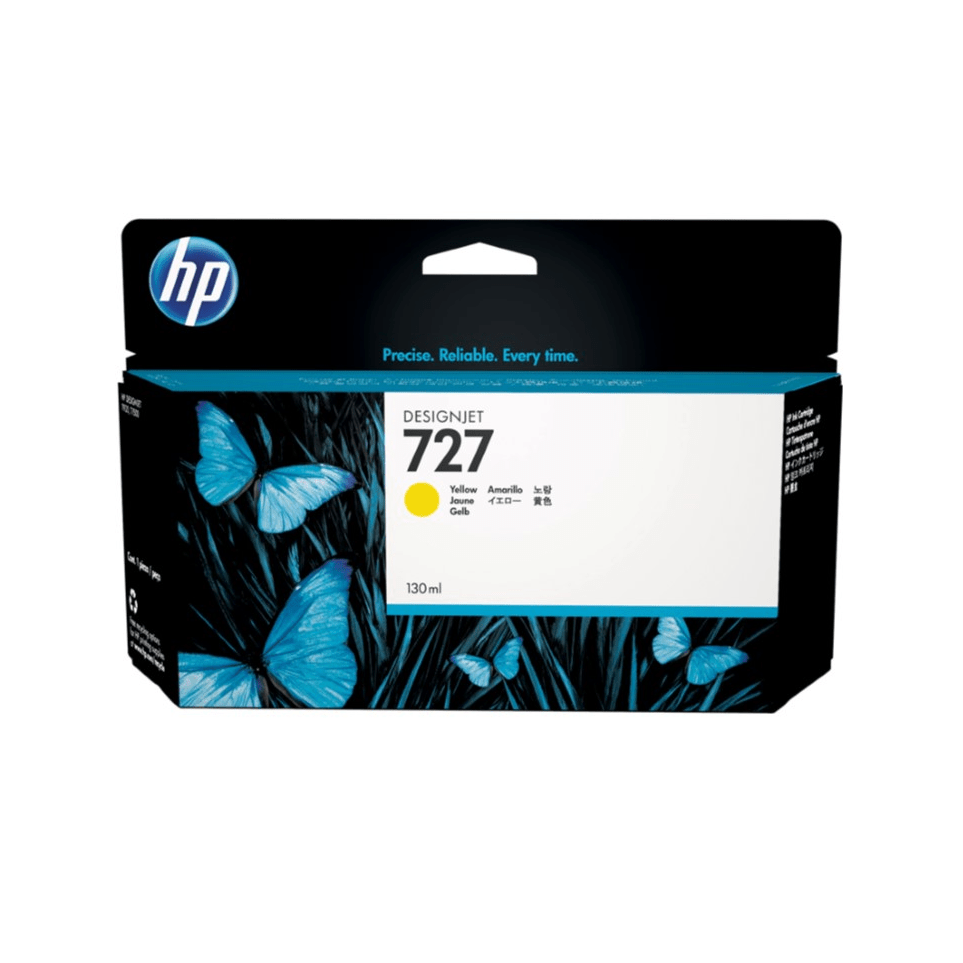 97654_2 HP 727 (B3P21A) Amarillo Original - Imagen 1