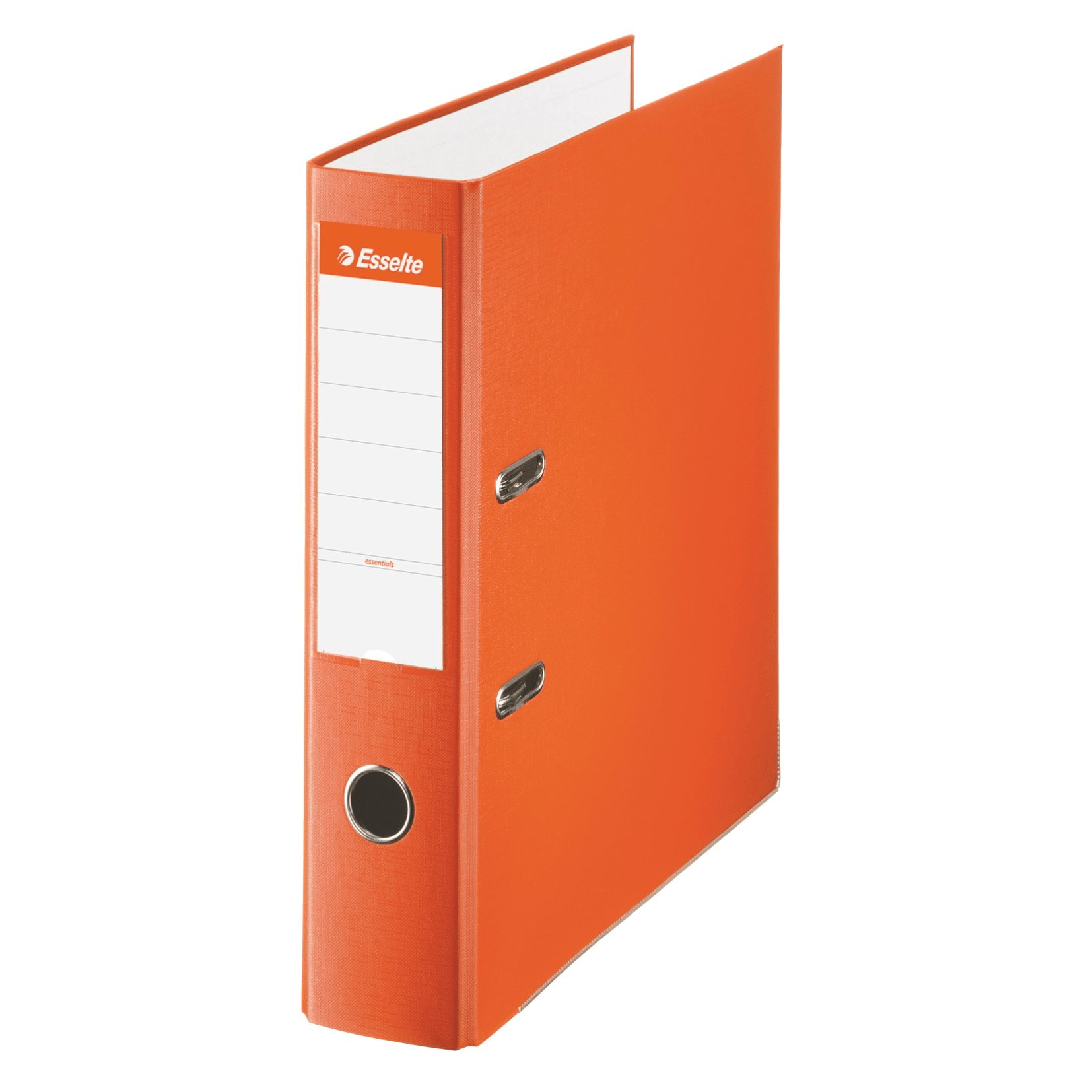 ARCHIVADOR ESSELTE Archivador de Palanca - Formato Folio - Lomo 75mm - Capacidad para 500 Hojas - Color Naranja - Imagen 1