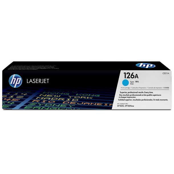 HP-126A-CE311A-TONER-CIAN-M175 HP CE311A/CF350A 126A Cian 1000 copias Original - Imagen 1
