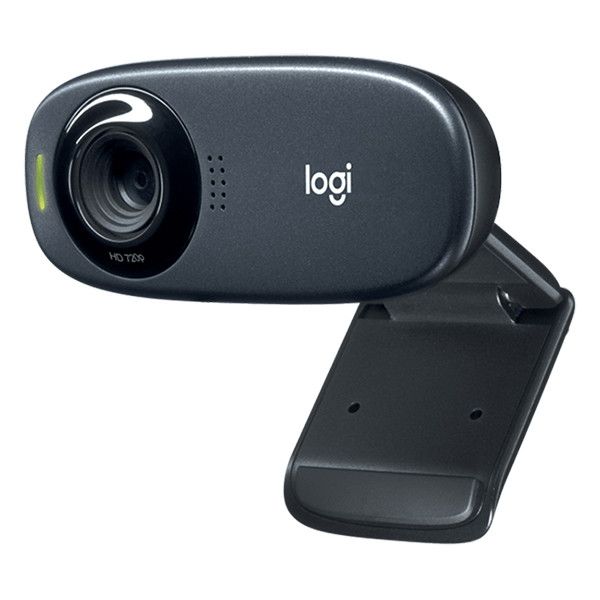 Logitech_C310_black_HD_webcam_960-001065_828114_m1_big Logitech C310 Webcam HD 720p - 5Mpx - USB 2.0 - Micrófono Integrado - Angulo de Visión 60º - Enfoque Fijo - Cable de 1.50 - Color Negro - Imagen 1