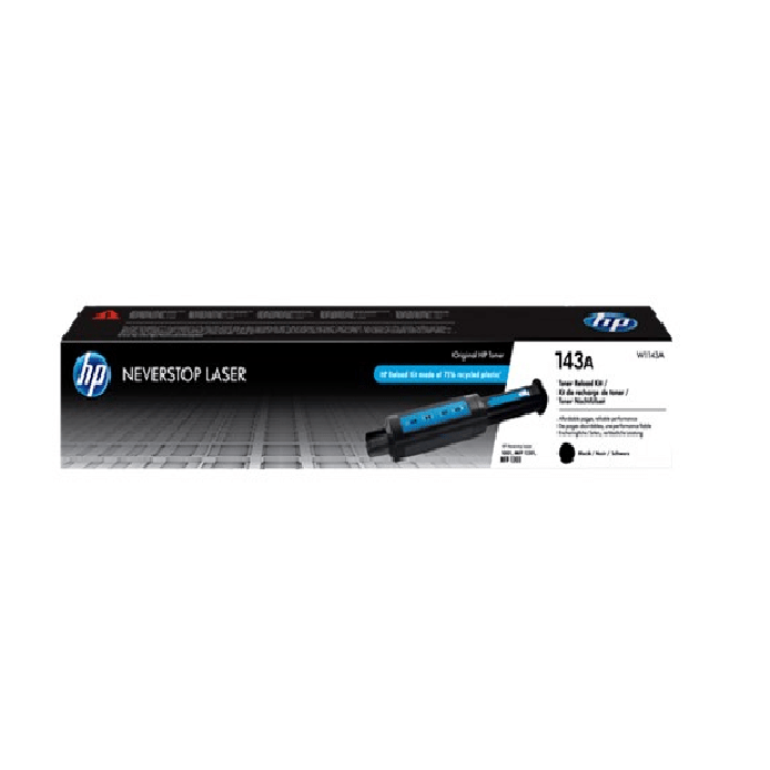 w1143a HP W1143A NEGRO KIT DE RECARGA DE TONER ORIGINAL Nº143A - Imagen 1